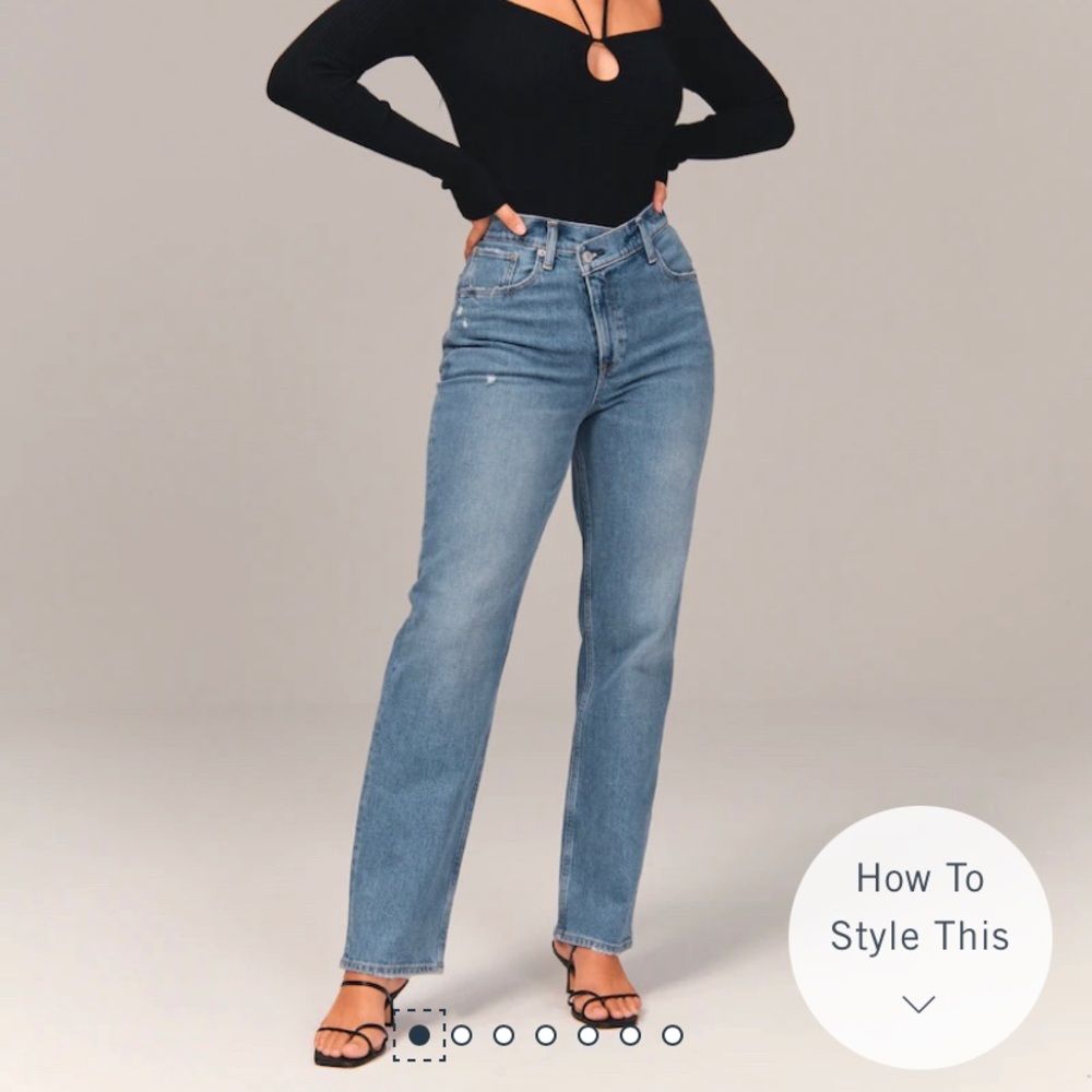 Curve Love 90s Ultra High Rise Straight Jeans